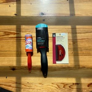 Lint Remover Combo Pack: Travel Roller + Lint Paddle + Sweater Ball/Fuzz Remover